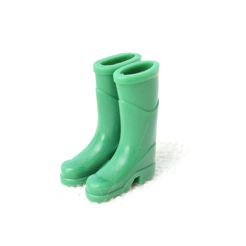 Wholesale 3pair mini rain boots ob11 doll shoes silicone Doll accessories