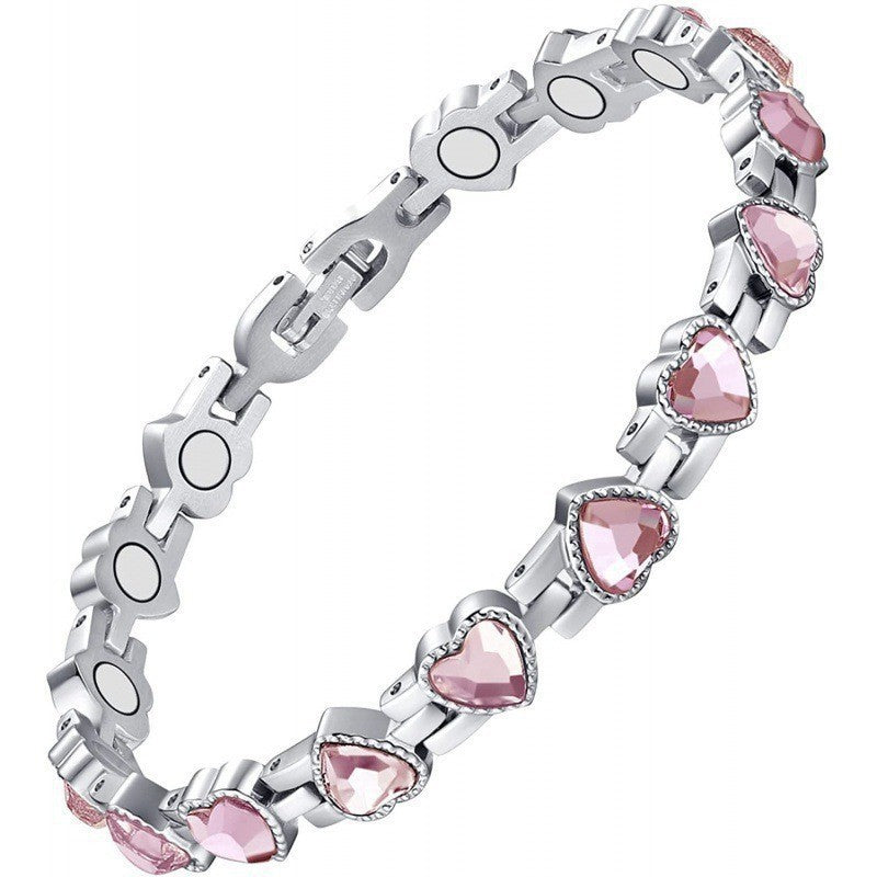 Wholesale full magnet bracelet adjustable diamond magnet bracelet