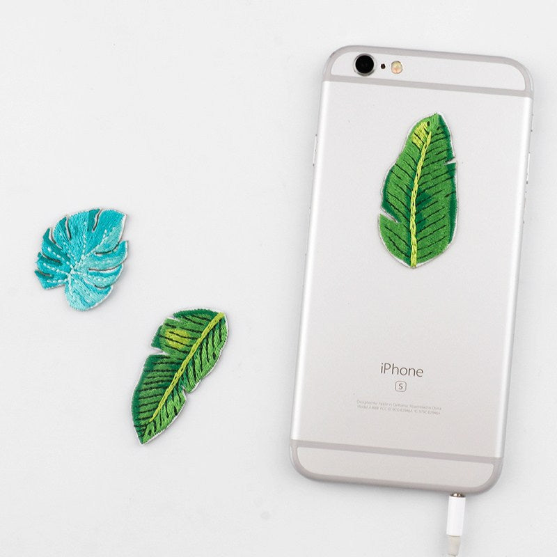 Wholesale Plant Embroidery Sticker Jute Bag Decorative  DIY Patches