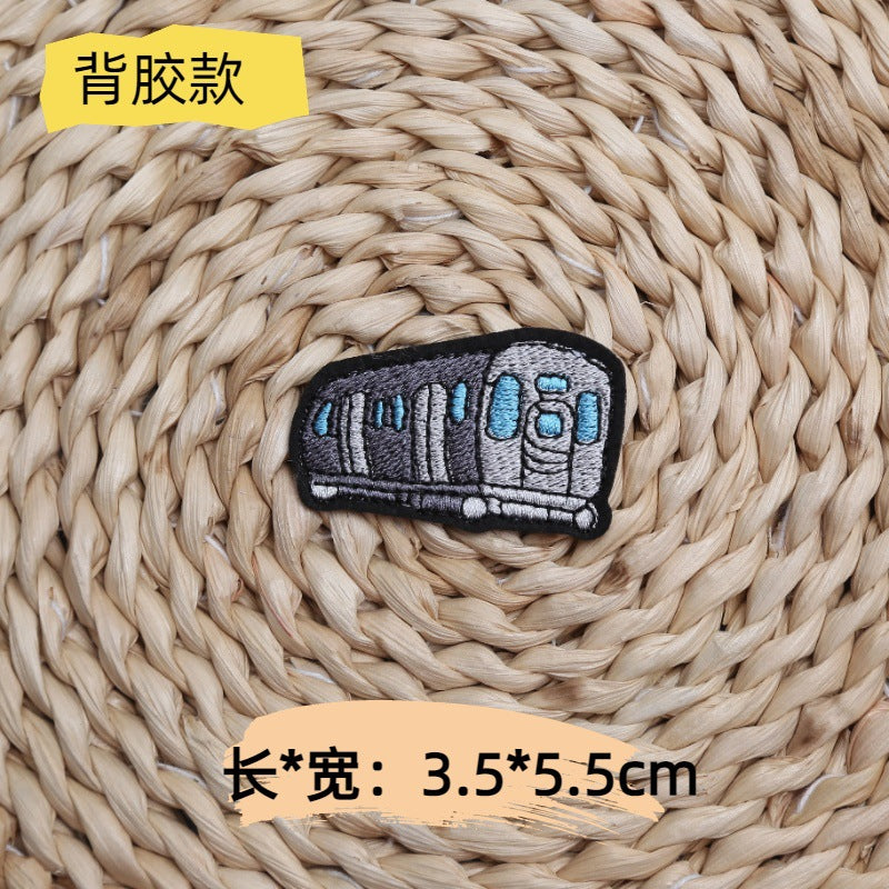 Wholesale 10pcs Team helmet baseball embroidery English square letters DIY Patches