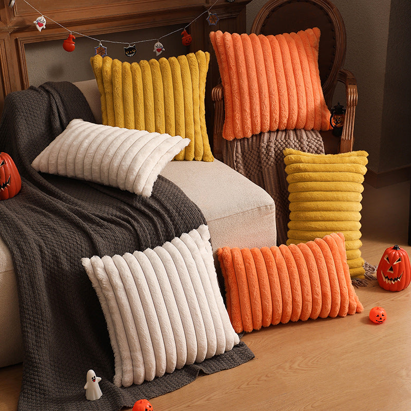 Wholesale  Christmas pillowcase solid color coreless plush pillowcase