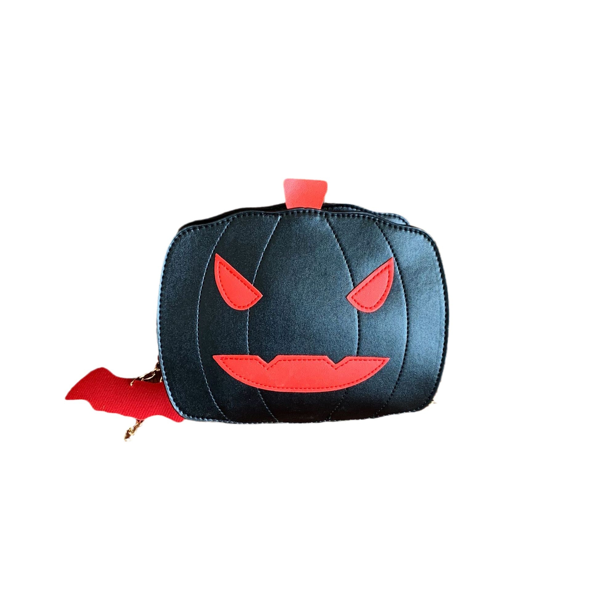 Wholesale Funny Halloween Pumpkin PU Single Shoulder Diagonal Chain Small Bag