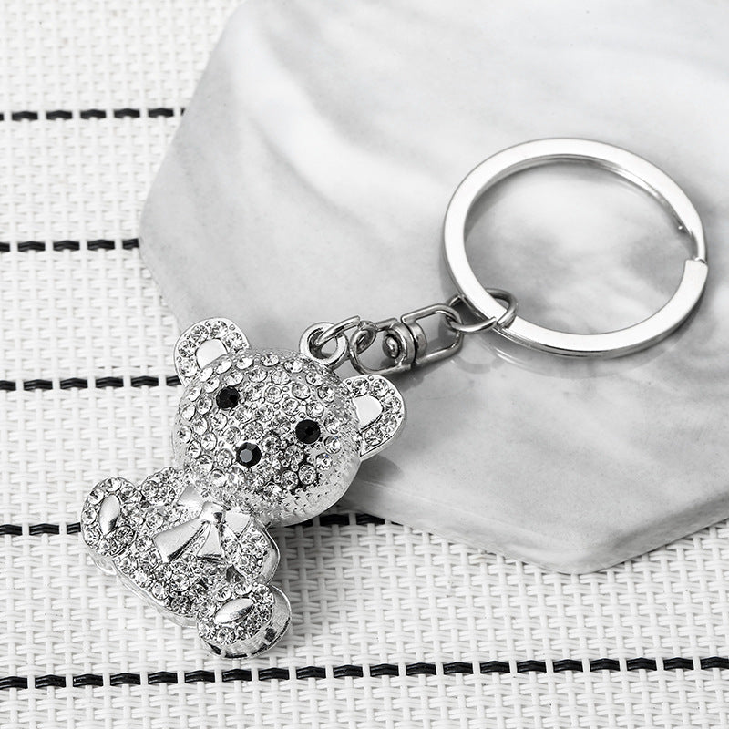 Wholesale Diamond Bear Keychain