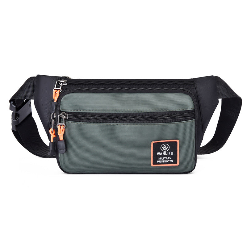 Wholesale Waist Bag Men Multi-compartment Chest Bag Messenger Bag
