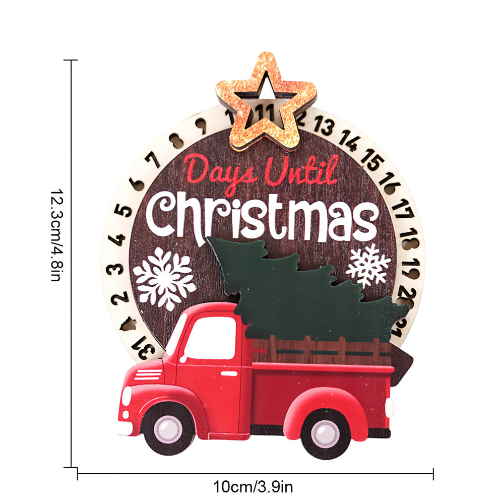 Wholesale Christmas 3D Countdown Photo Frame Magnetic Fridge Magnet