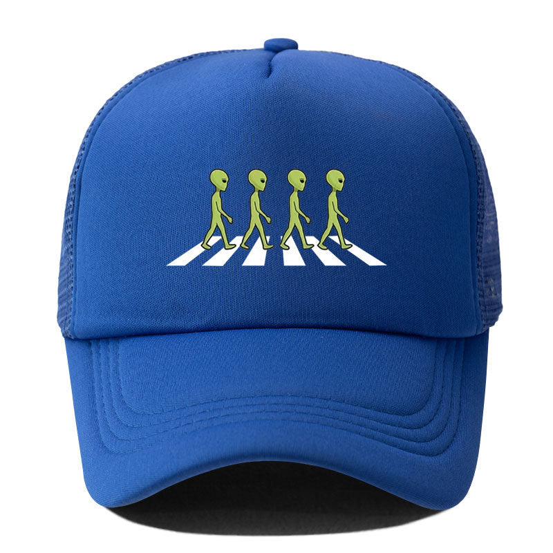 Wholesale Alien Print Sponge Soft Top Breathable Baseball Cap