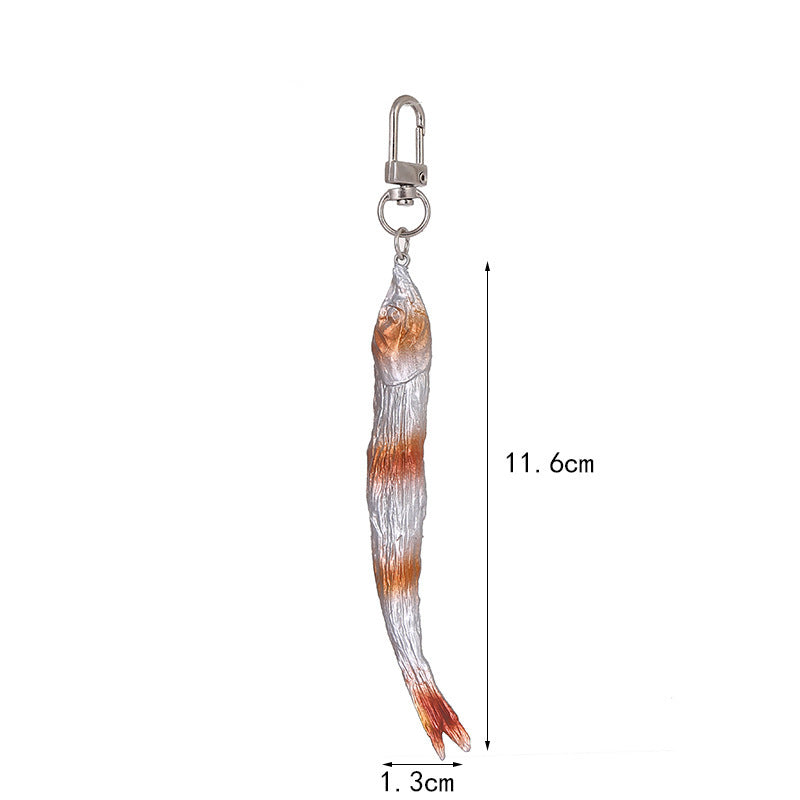 Wholesale PVC Seafood BBQ Keychain