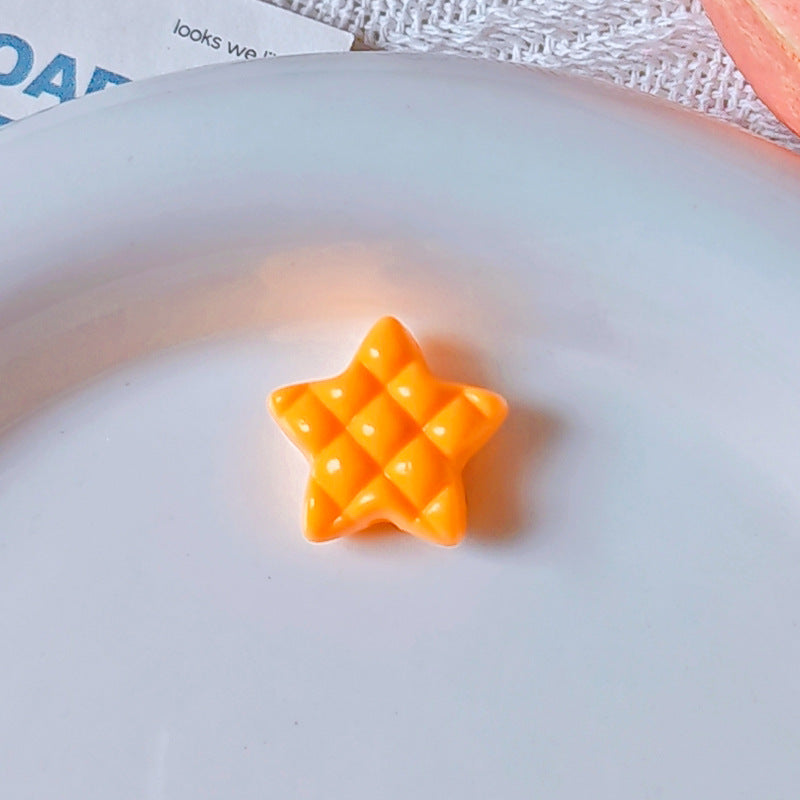 Wholesale 10pcs Five-pointed Star Color Stars Acrylic Beads