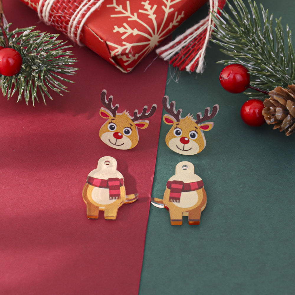 Wholesale Cute Cartoon Christmas Earrings