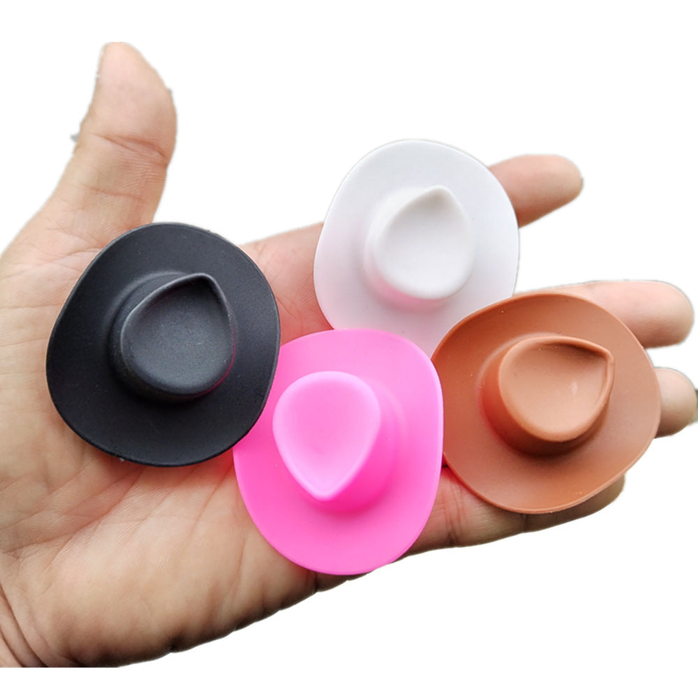 Wholesale plastic small hat Western Denim miniature scene shooting props