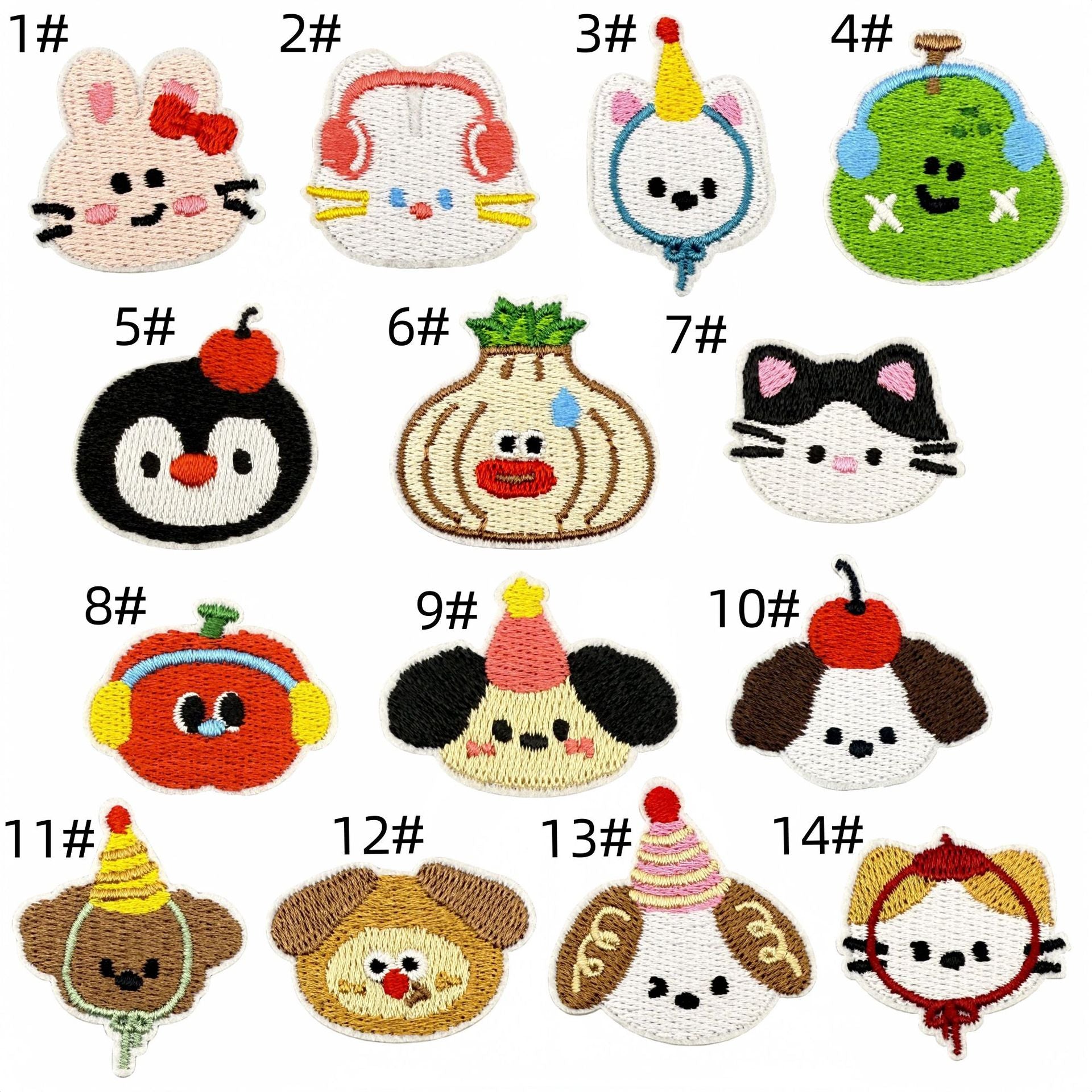 Wholesale Embroidered Cartoon Animal DIY Patches