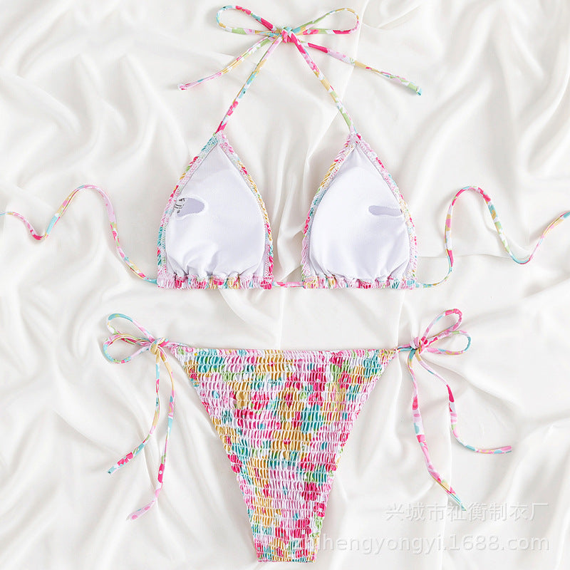 Wholesale Two-piece printed swimsuit