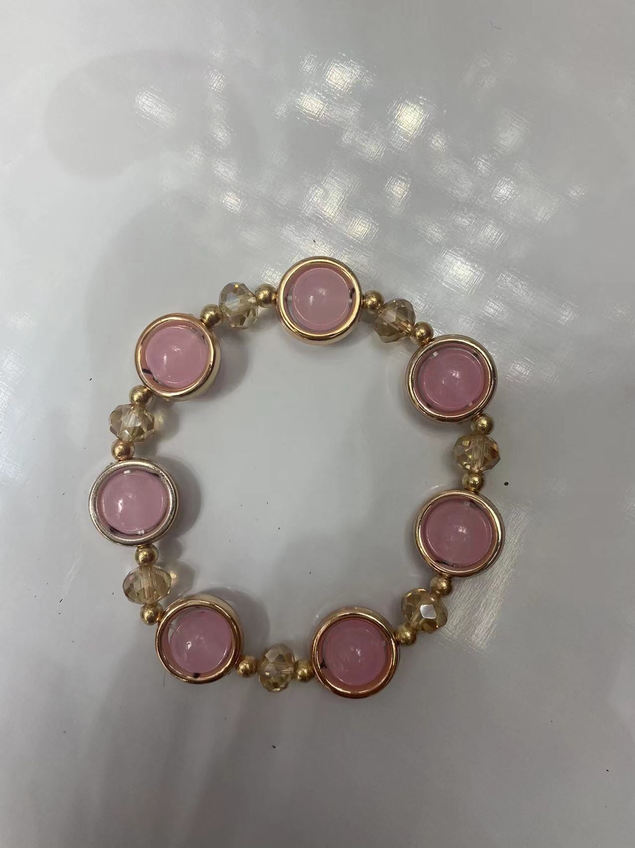 Brazalete de vidrio de cristal multicolor al por mayor