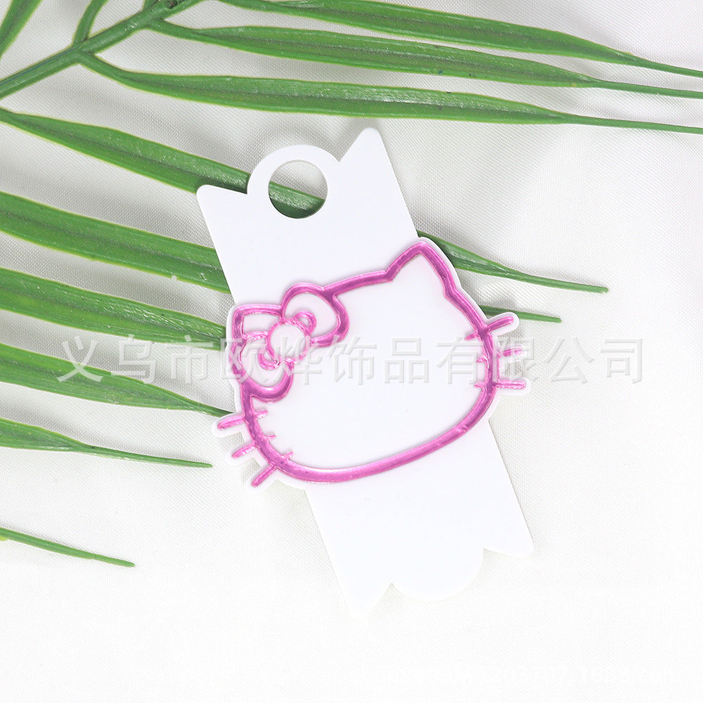 Wholesale 10pcs Blank DIY Acrylic Nameplate FlatBack