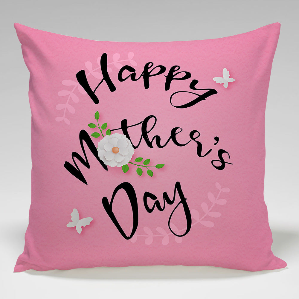 Wholesale Mother's Day Linen Throw Pillow Cases