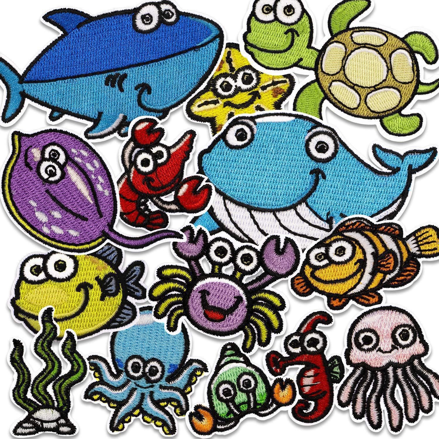 Wholesale Felt Twill Sequin Dinosaur Cartoon Patch Set For Clothing Decoration And DIY Craft Supply