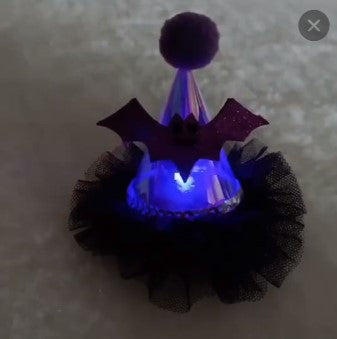 Wholesale Halloween Party Glow Duck Billed Cloth Hair Clips