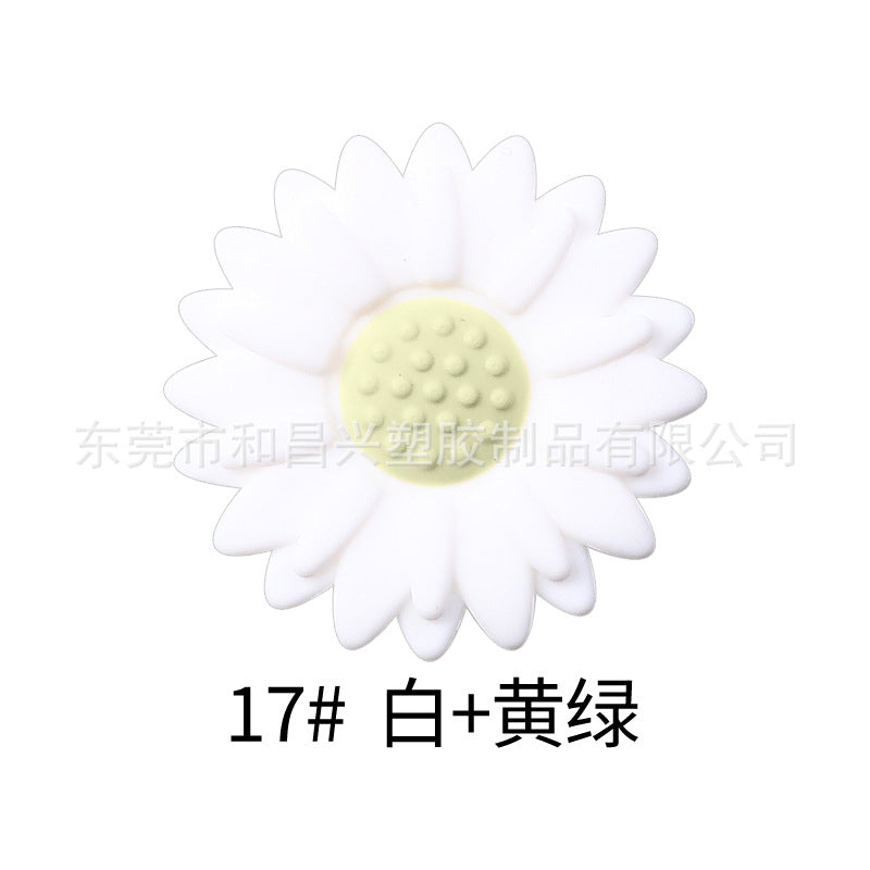 Wholesale  20pcs  Colorful Daisy Silicone Beads