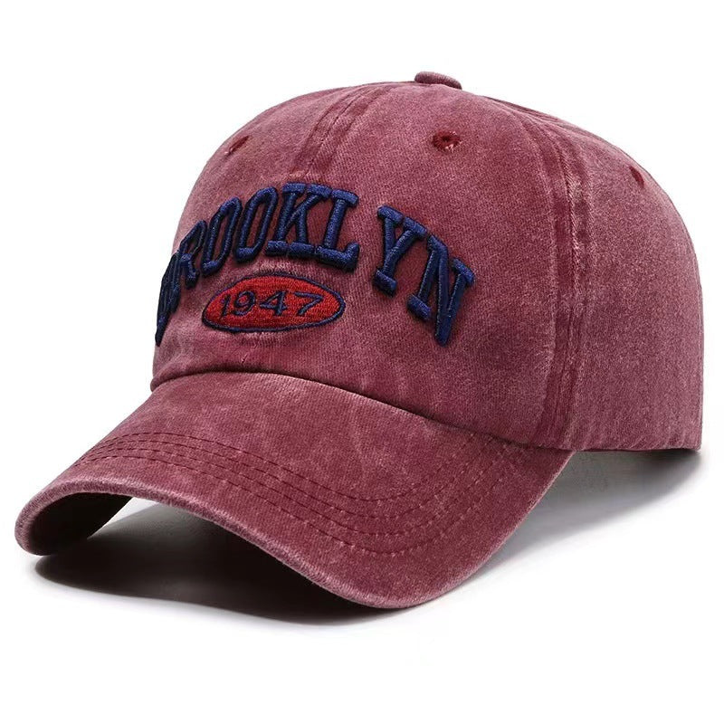 Wholesale of Old Embroidered Cotton Baseball Caps