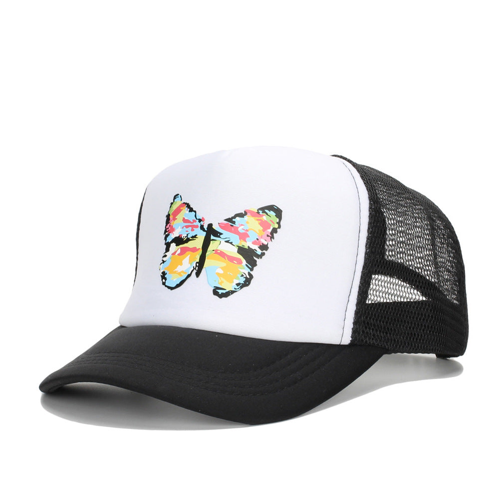 Cape de béisbol de mariposa de malla de poliéster de algodón al por mayor de algodón