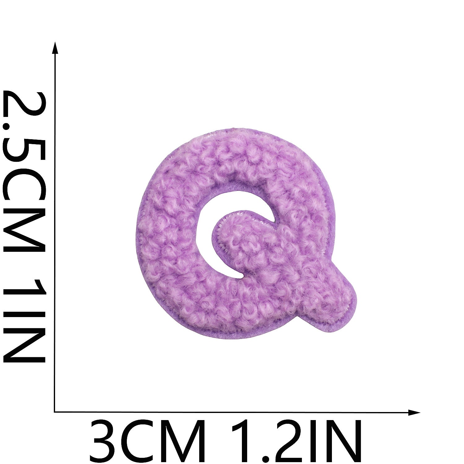 Wholesale Trendy Chenille Embroidered Alphabet Number Patches Iron On DIY Decorative Accessory For Clothing Bags Boutique Resale