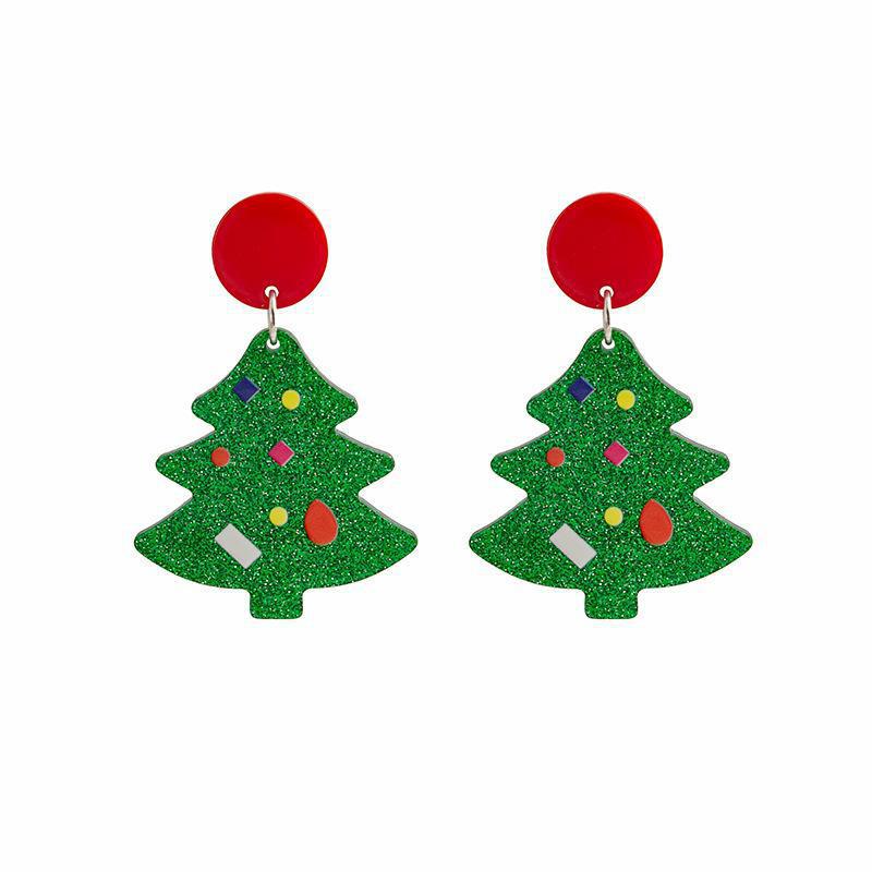 Wholesale Christmas snowflake earrings