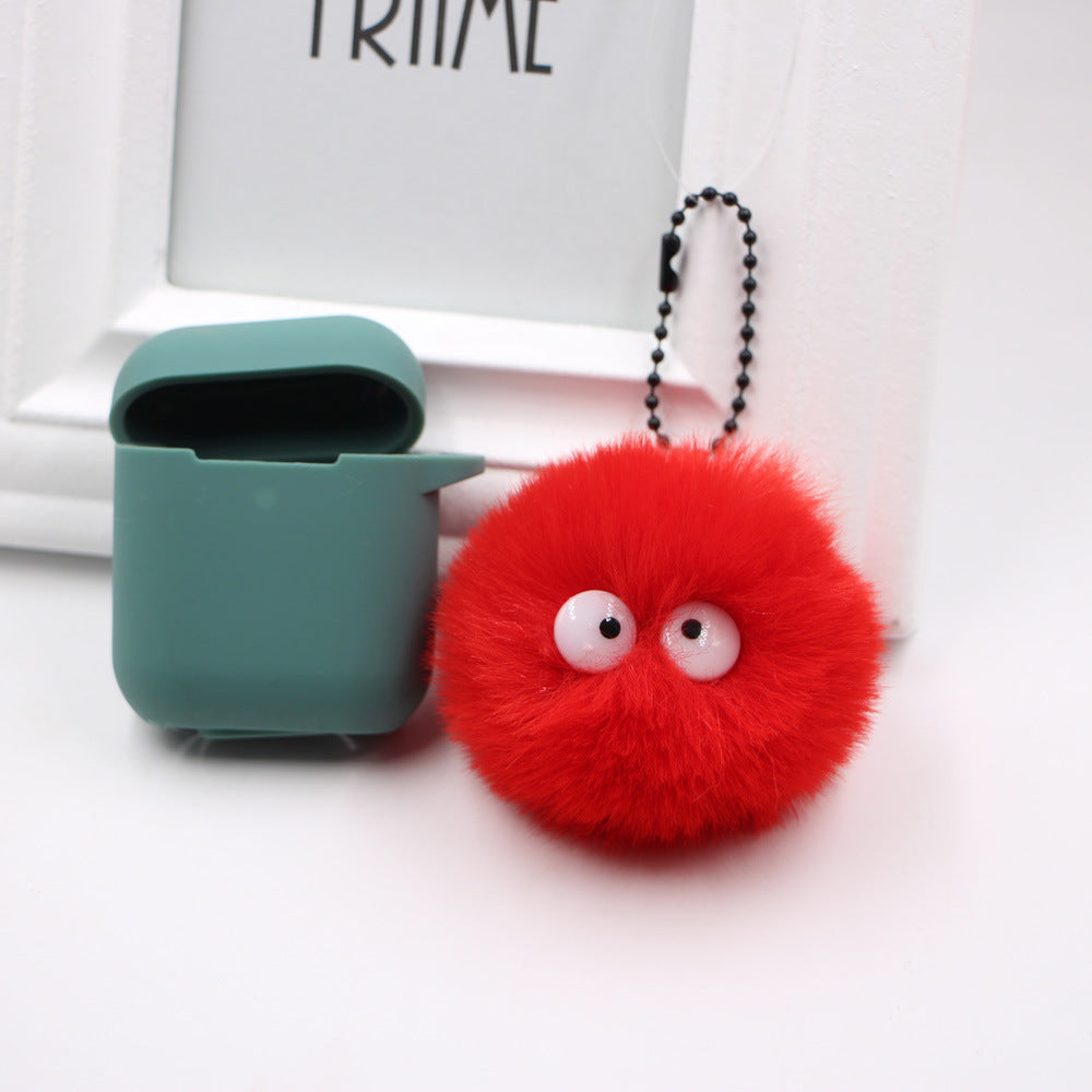 Wholesale Plush Soot Keychain Round Black Anime Bag Charm Gift For School Bags OLY Exclusive
