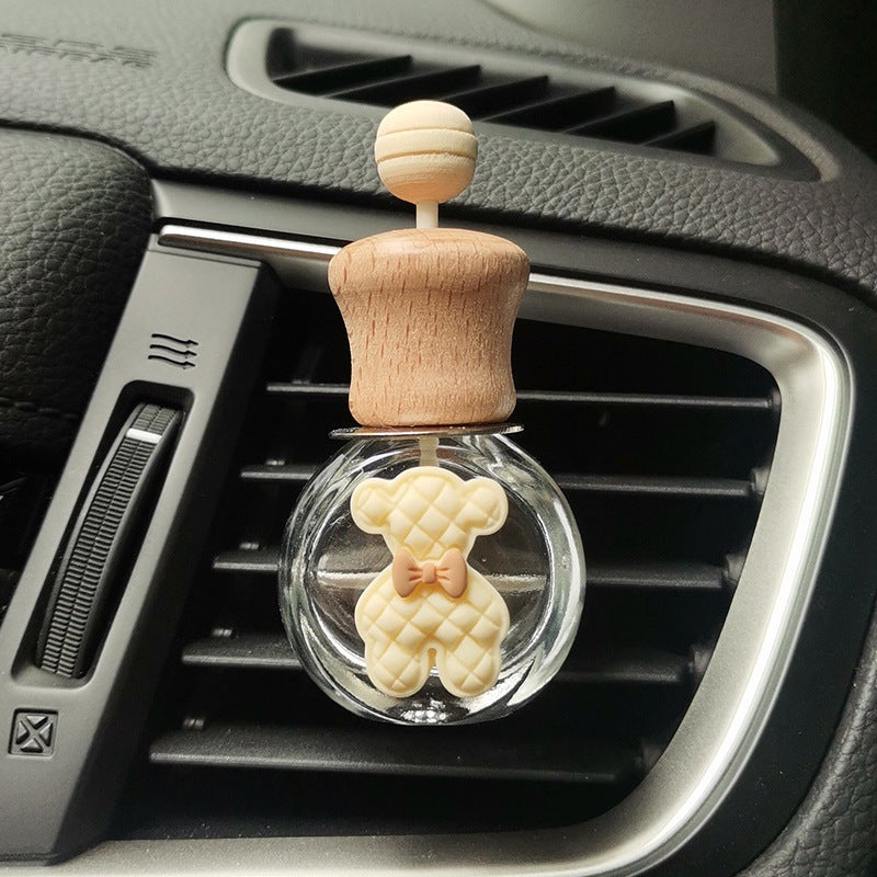 Wholesale Car Air Conditioning Vent Decoration Cute Ornaments Perfume Empty Bottle