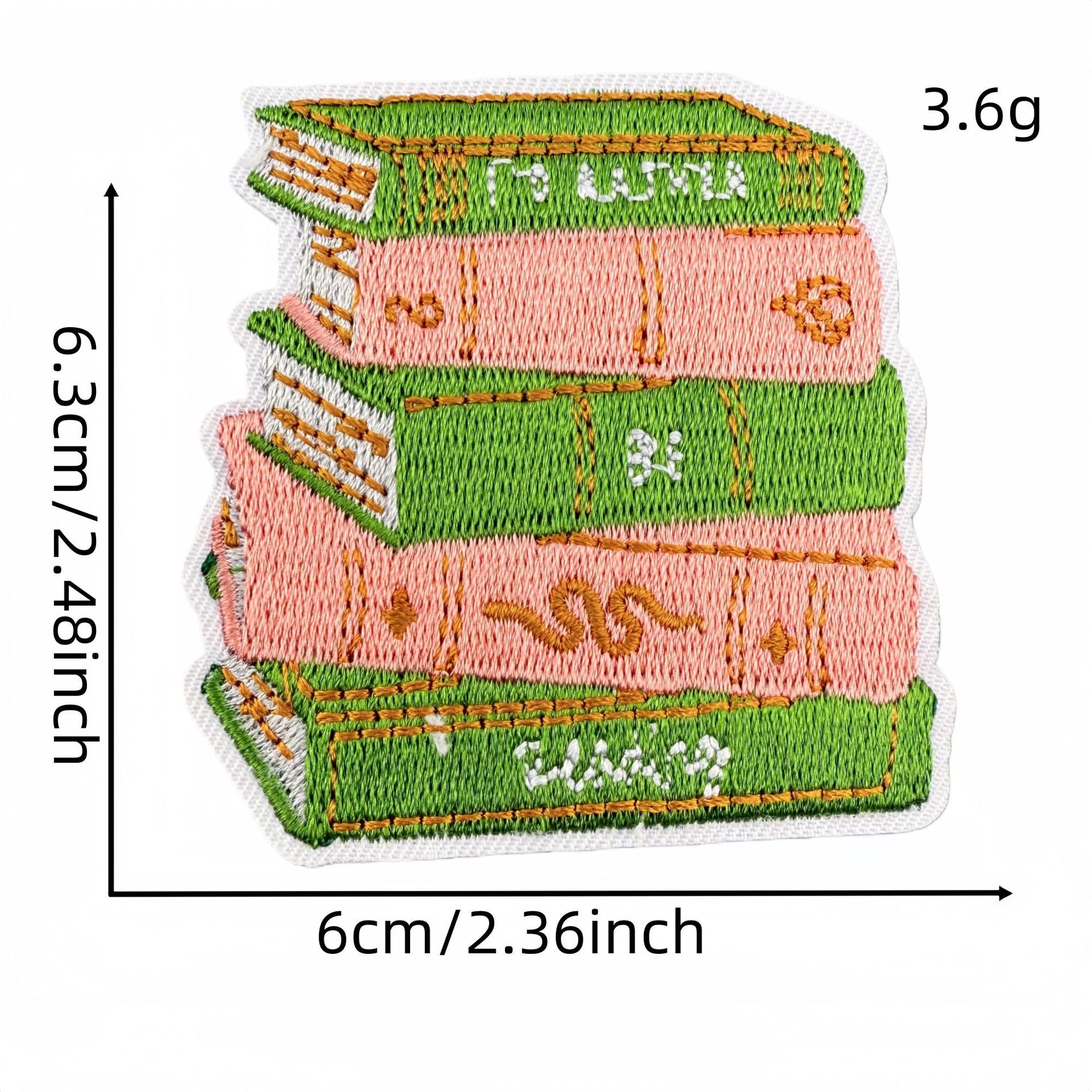 Wholesale Forest Fairy Embroidered Patches Green Macaron Design Iron On Applique Fashion Decorative Gift