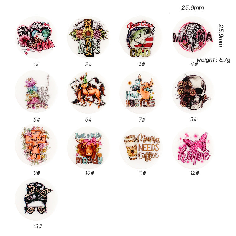 Wholesale 100PCS Glow in The Dark DIY Silicone Beads