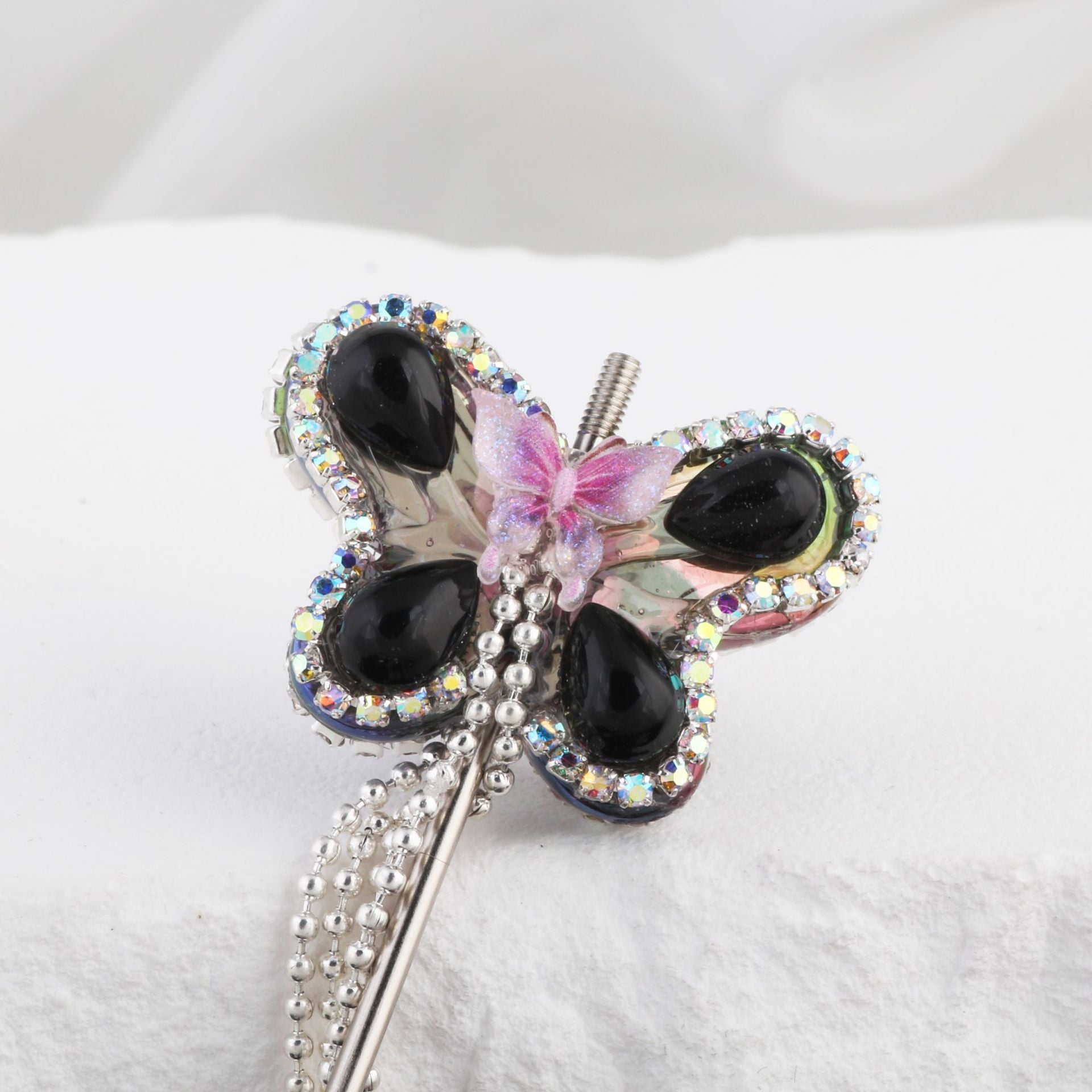 Wholesale 6pcs/pack Butterfly Tassel  Beads DIY  Accessories