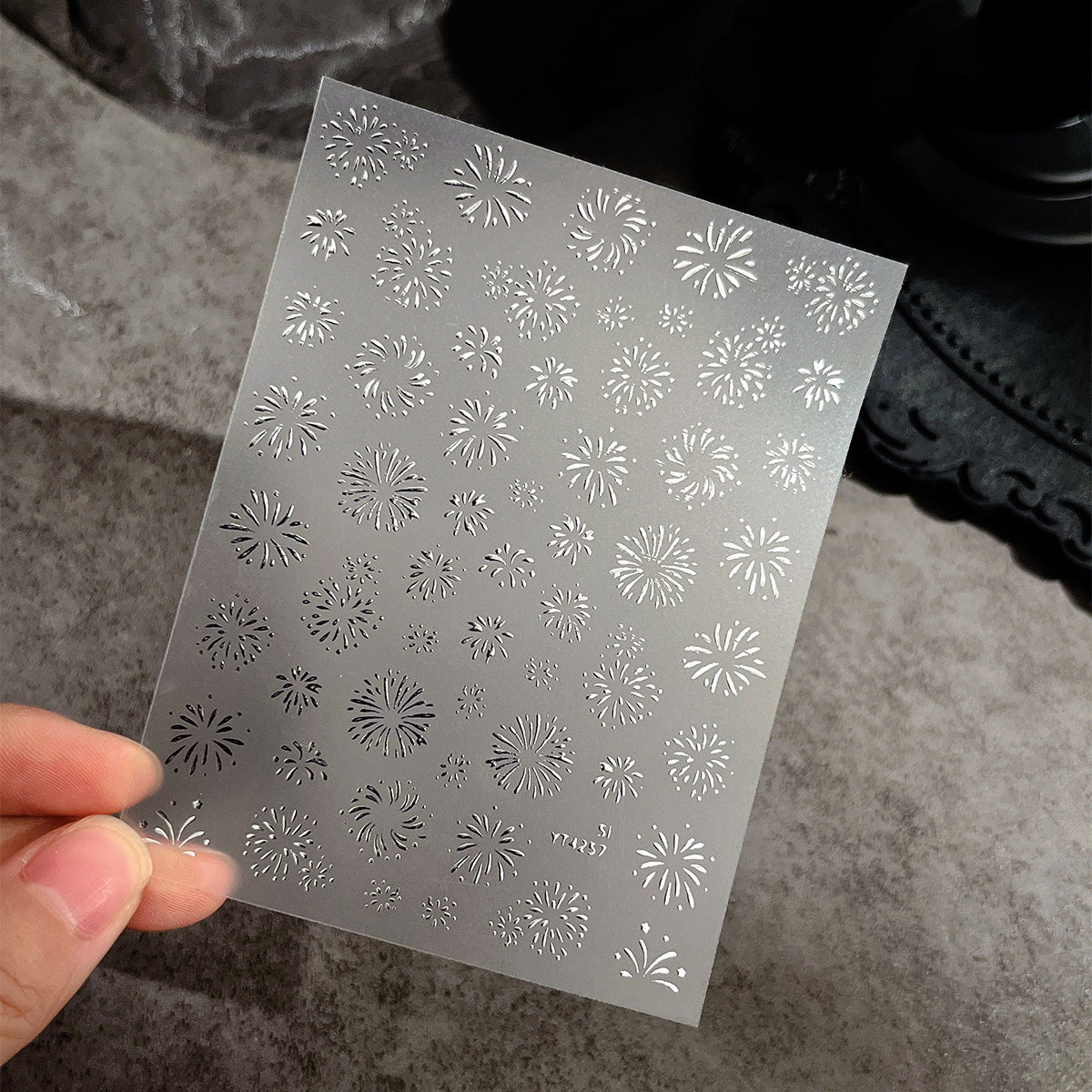 Wholesale Fireworks bloom nail art stickers