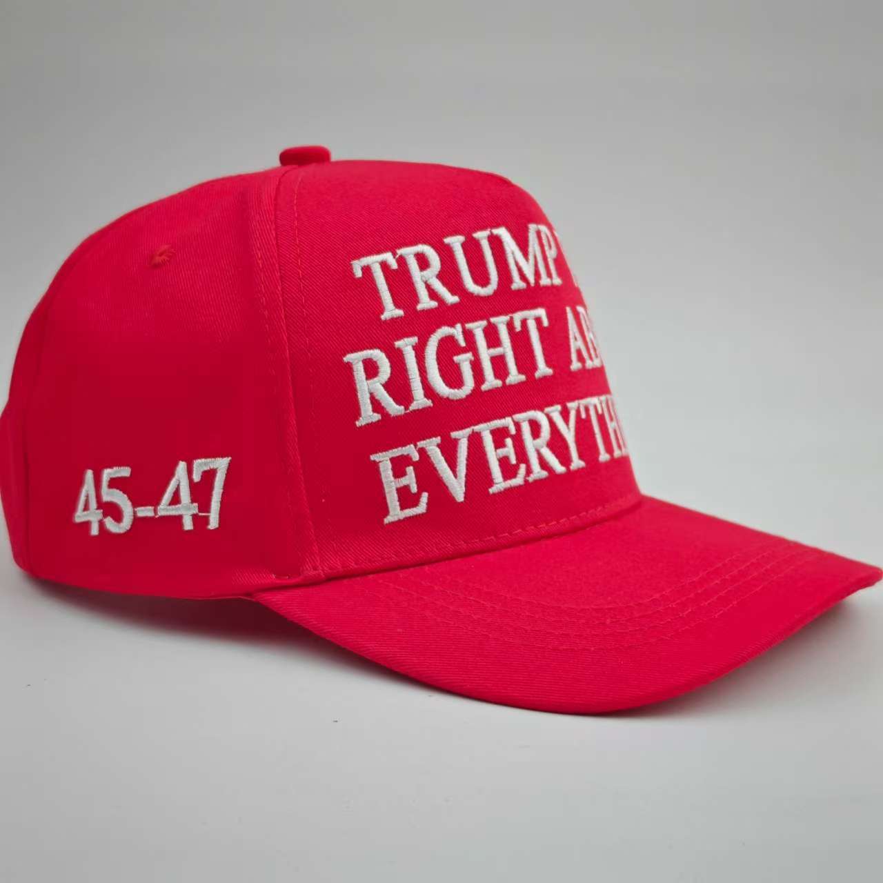 Wholesale Red election letter embroidered baseball cap