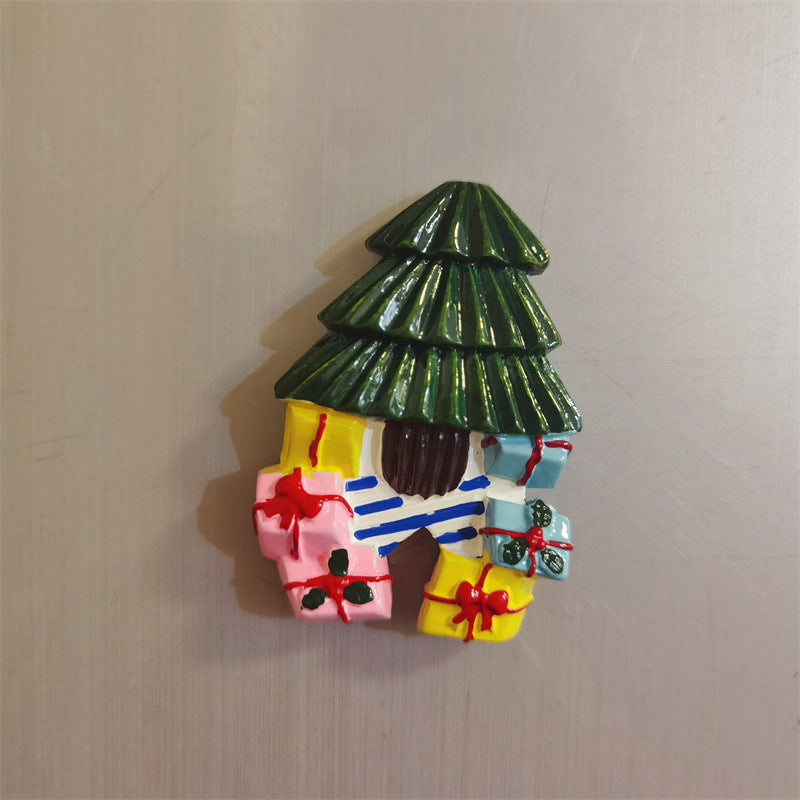 Wholesale Christmas Elderly Refrigerator Stickers Decoration