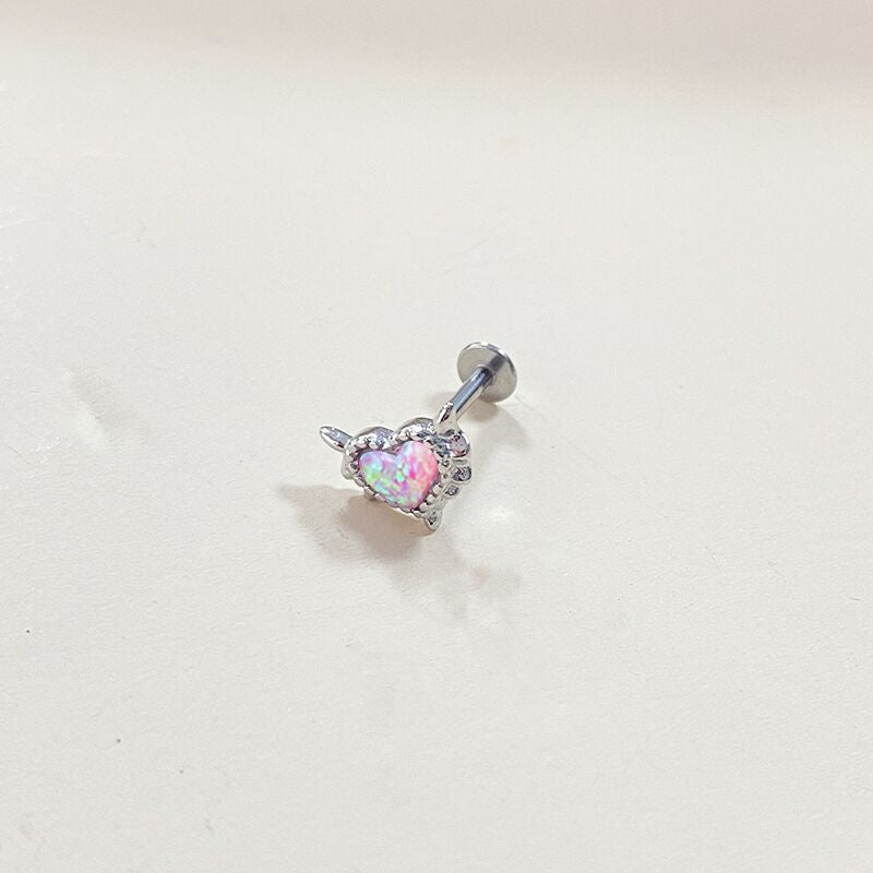 Wholesale Heart Shaped Belly Button Ring Earrings Nose Studs Piercing Jewelry