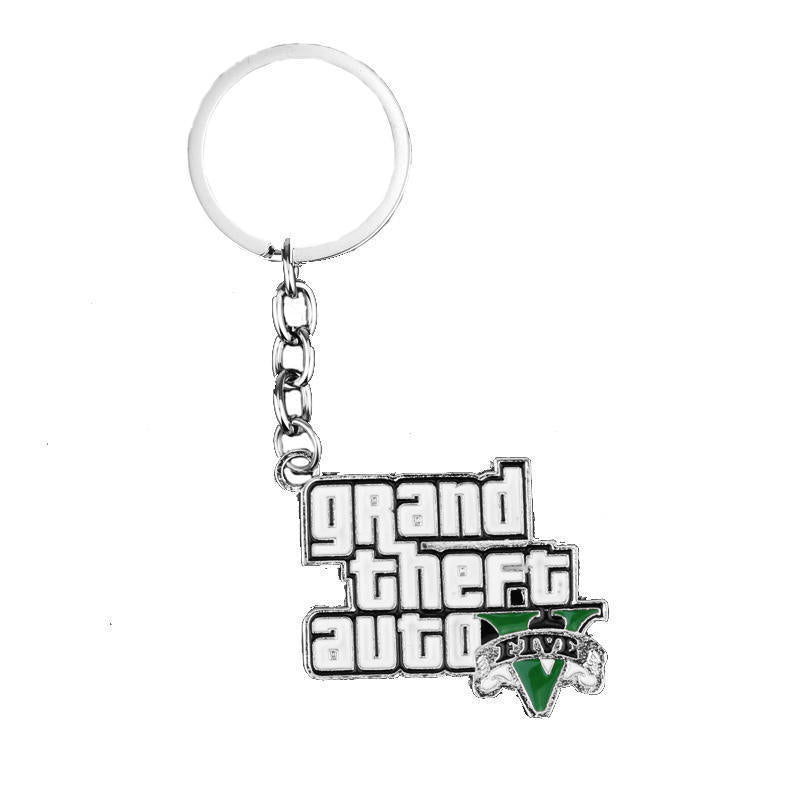 Wholesale Rampage 5GTA5 Grand Theft Auto Combination Metal Keychains