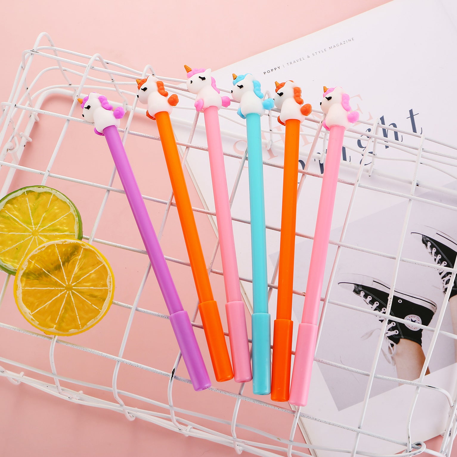 Wholesale Plastic Unicorn Gel Pen