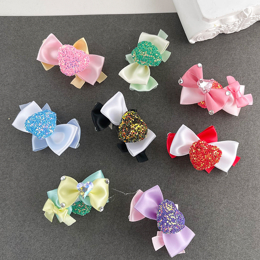 Wholesale 10pcs Heavy-duty Bowknot Sugar Acrylic Beads