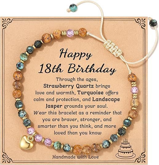 Wholesale Natural stone heart pendant bracelet