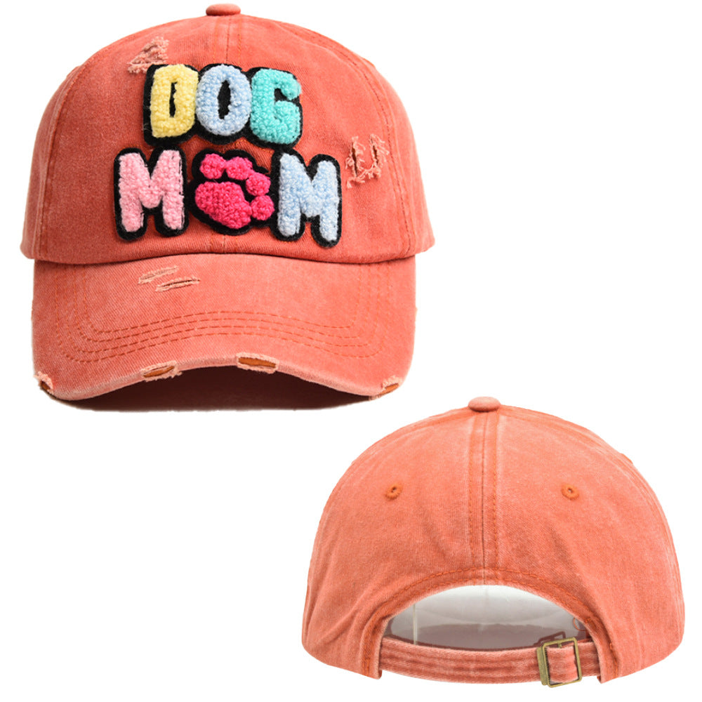 Wholesale Cotton Embroidered Letters DOG MAMA Baseball Cap