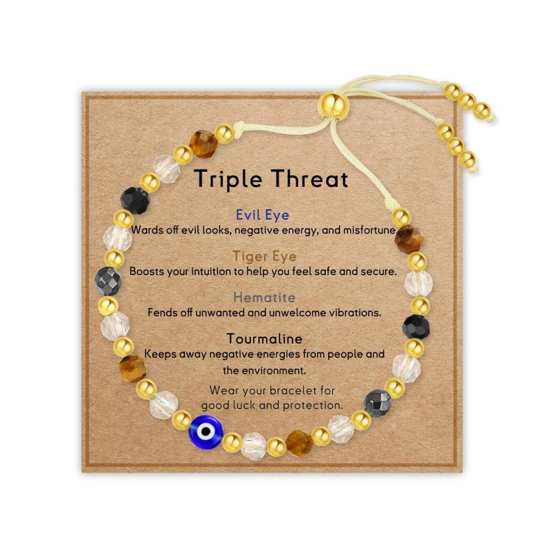 Wholesale Natural stone red patterned stone bead adjustable healing bracelet