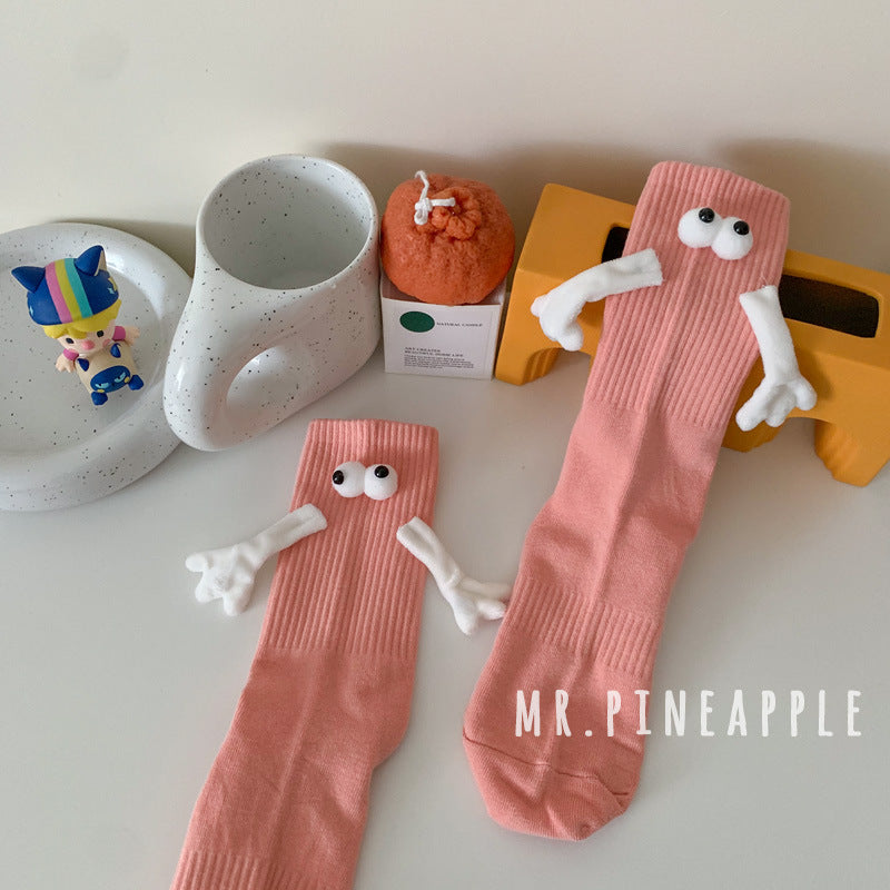 Wholesale Cotton Holding Socks, Couple Magnetic Suction