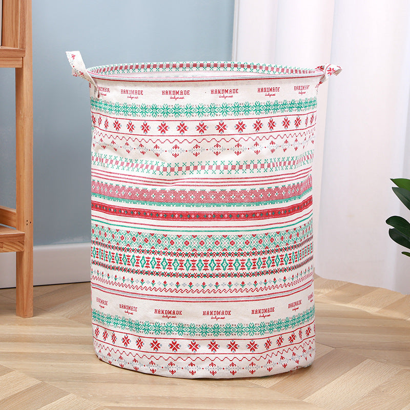Wholesale Cotton and Linen Foldable Waterproof Storage Baskets