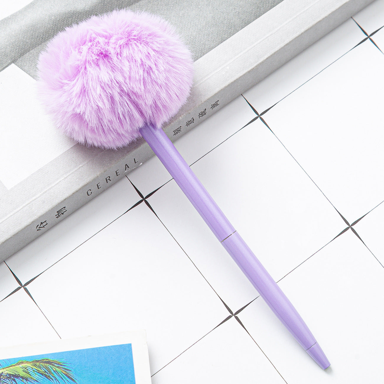 Wholesale Fur Ball Ballpoint Pen