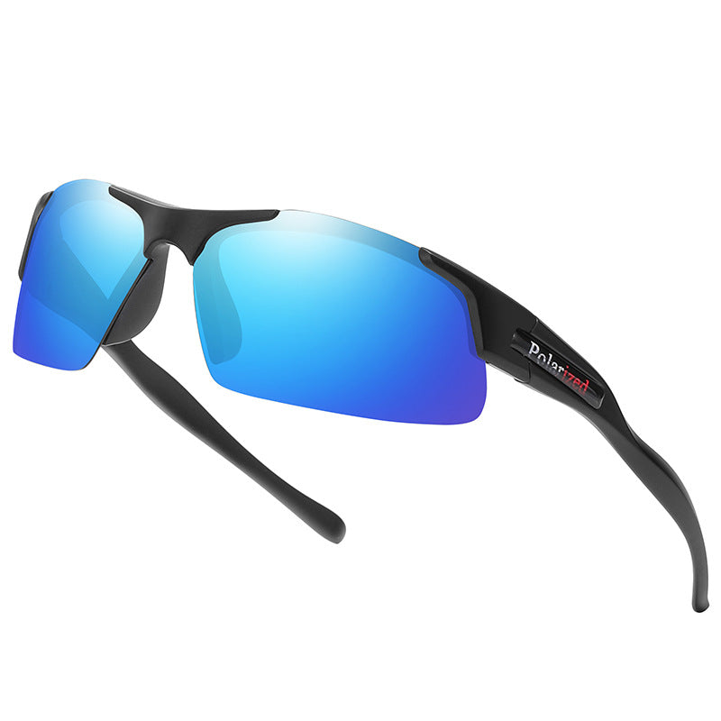 Wholesale Half-frame sports polarized sunglasses