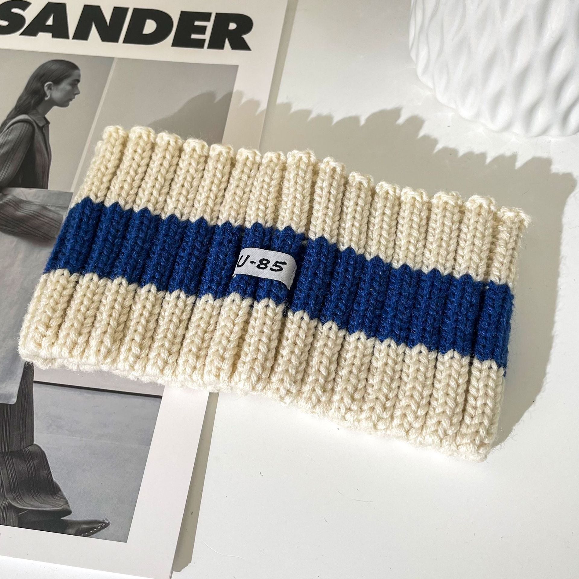 Wholesale 2023 Autumn and Winter Sports Knitted Wool Wide-brimmed Headband