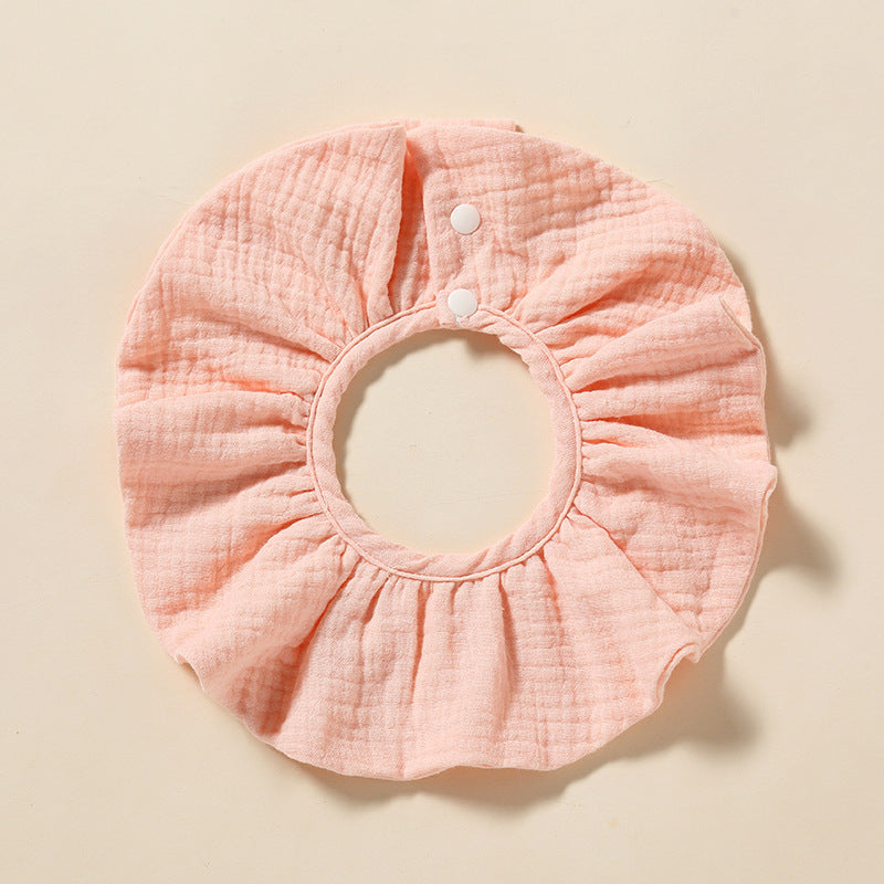 Wholesale Baby Bib 360-degree Bib Pure Cotton 4-layer Gauze Absorbent Bib Children Bib