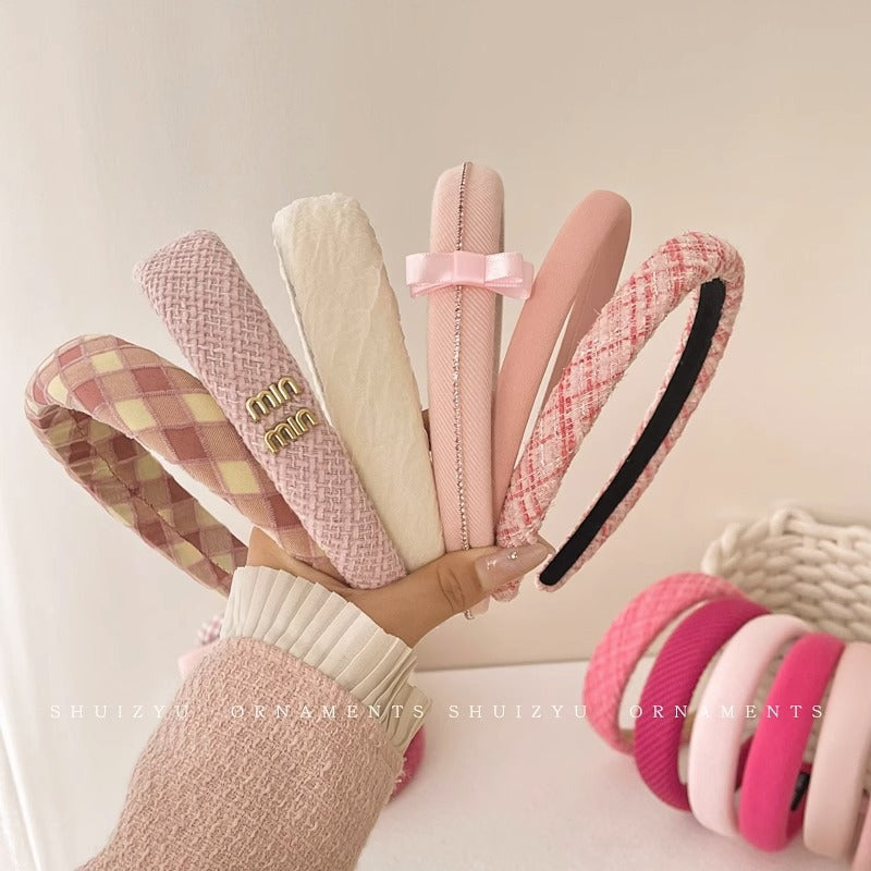 Wholesale 2023 Pink Fabric Headband