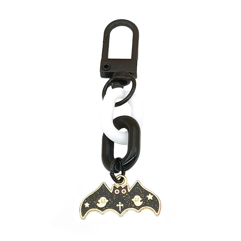 Wholesale Halloween Pumpkin Skull Bat Ghost Alloy Keychain