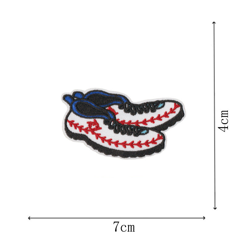 Wholesale Bow Cartoon Baseball DIY Patches